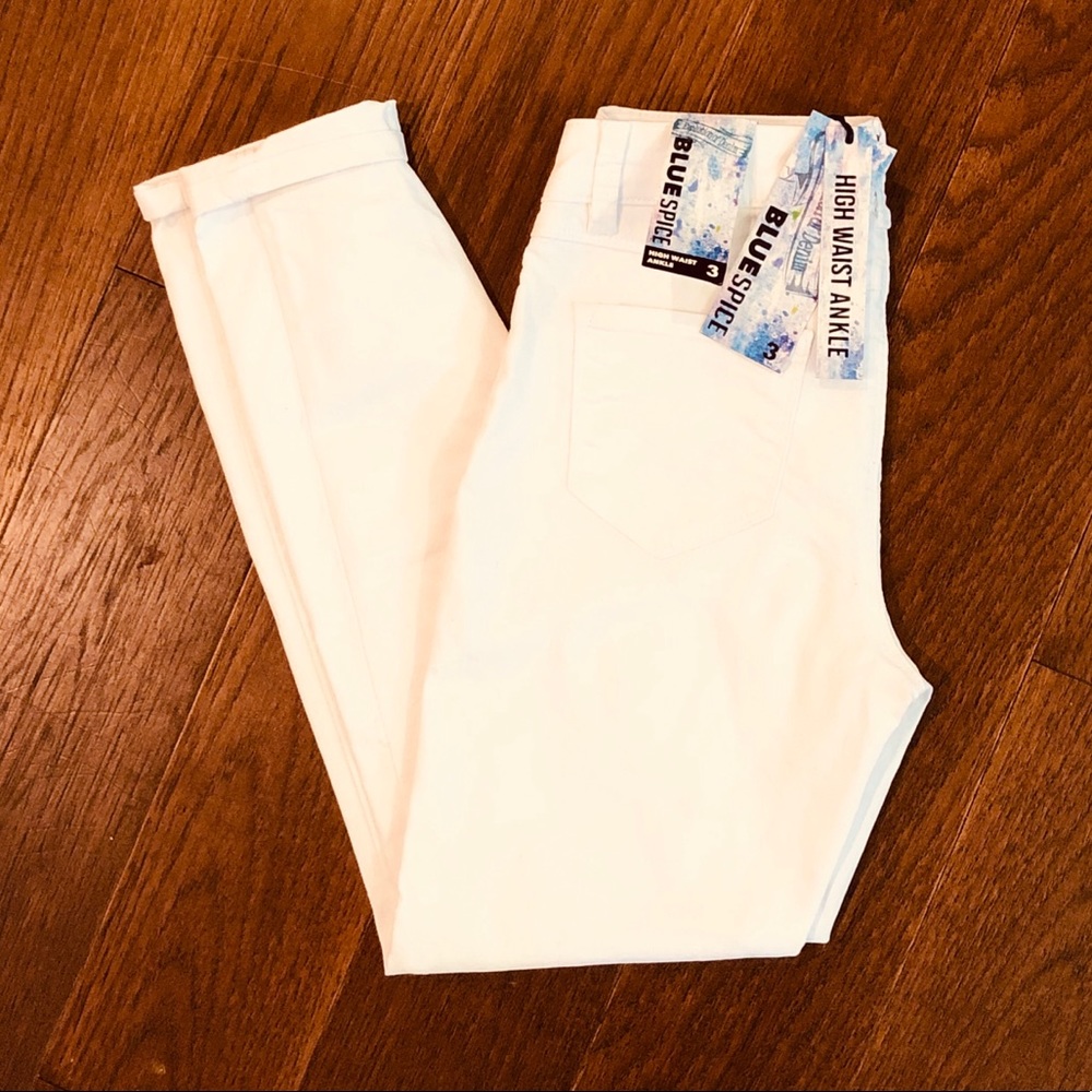 High Waist Ankle Jeans